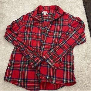 LLbean relaxed fit flannel